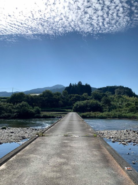 Shimotsuno Low Water Bridge.