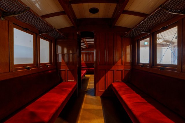 Travel back in time in a 115 year-old wooden railway carriage