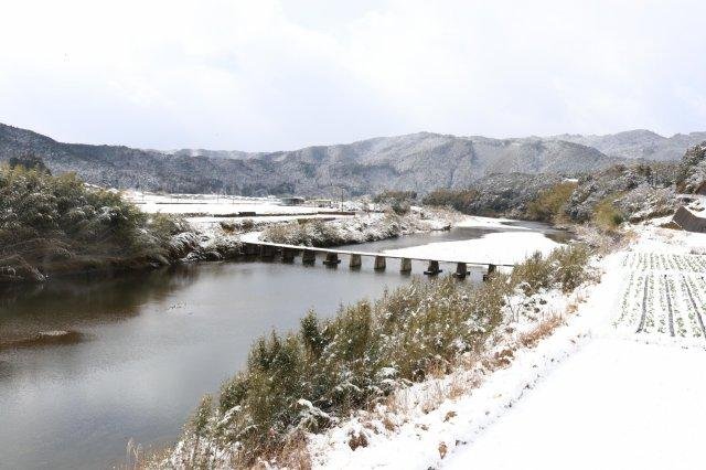 Unique winter adventure on the Shimanto River