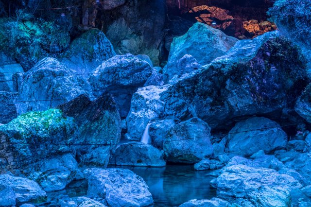 Bluest Niyodo Blue at night