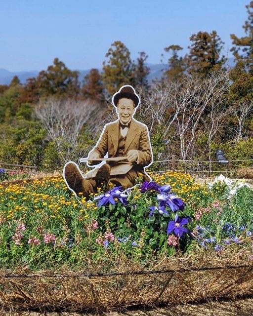 與牧野博士散步於花田間｜牧野植物園－春天花卉秀