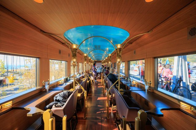 Theme park? Retro cafe? Nope, train!