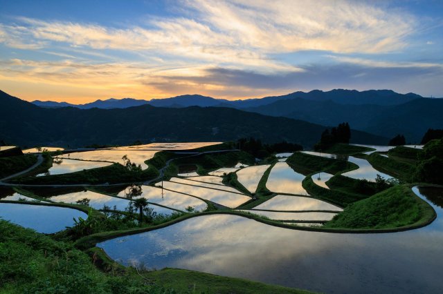 Every hour is magical at Takasu rice terrace