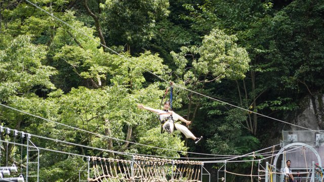日本第一座尖叫吊橋NIYODO FLY HIGH