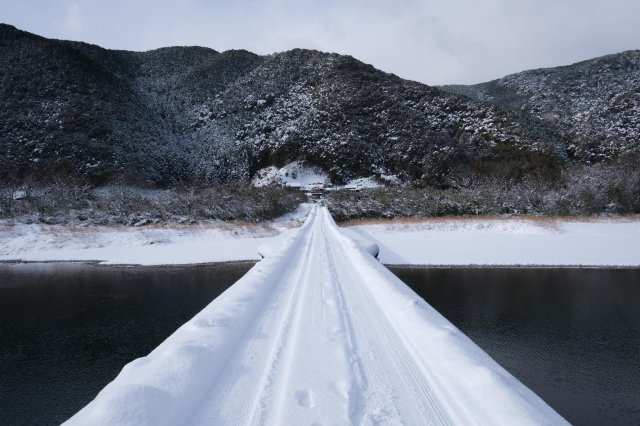 Winter magic along the Shimanto River