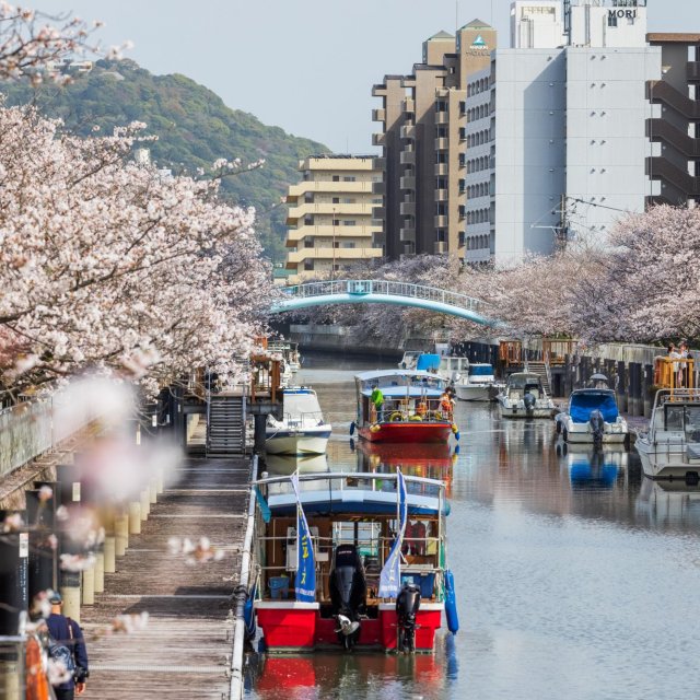 Horikawa Canal and Ogaya Bridge 