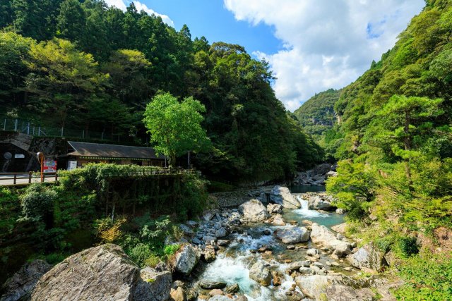【計程車遊高知】藍色溪谷的邀請♫中津溪谷與仁淀水色的慢旅