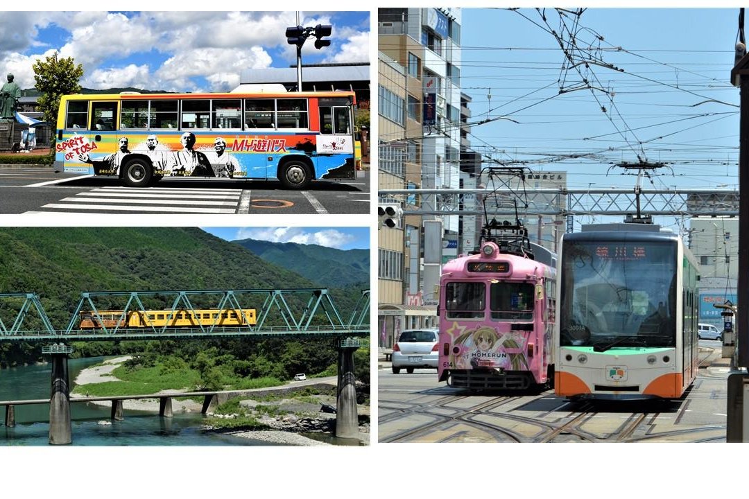 無限搭乘高知的鐵路、巴士、路面電車！高知三日周遊券
